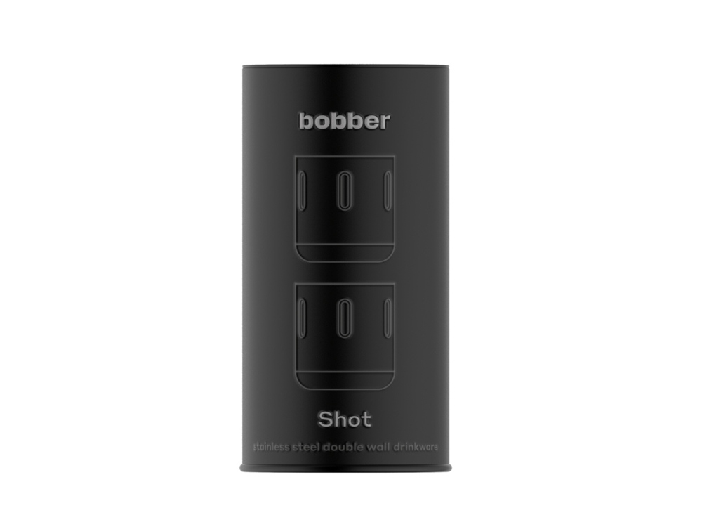 Набор из двух стальных матовых шотов с двойными стенками «Shot», 100 мл