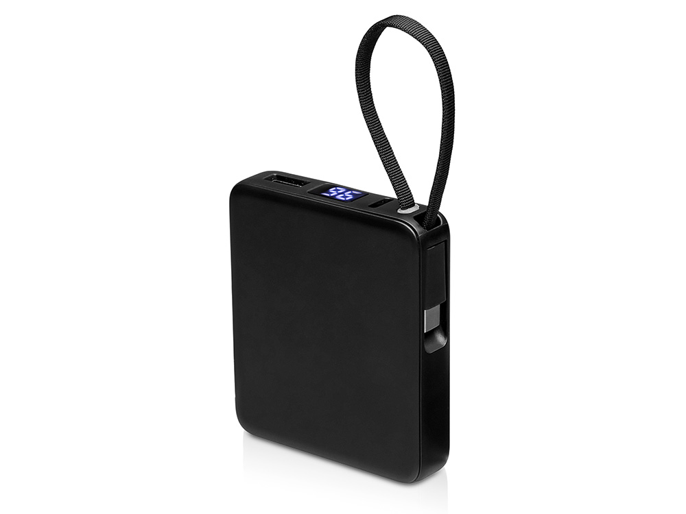 Внешний аккумулятор со встроенным кабелем USB-C «Дэнси», 5000 мАч