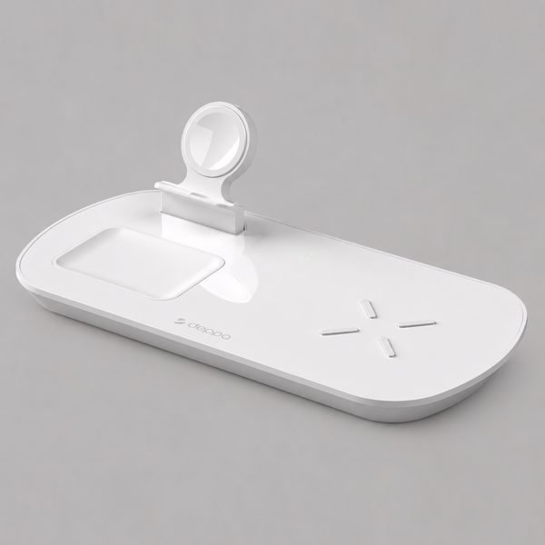Зарядная станция 3 в 1: iPhone, Apple Watch, Airpods, беспроводная, 17,5 Вт