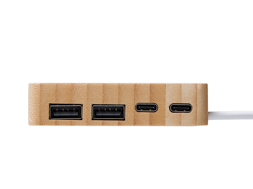 USB-хаб «Memo», 2*USB, 2*Type C